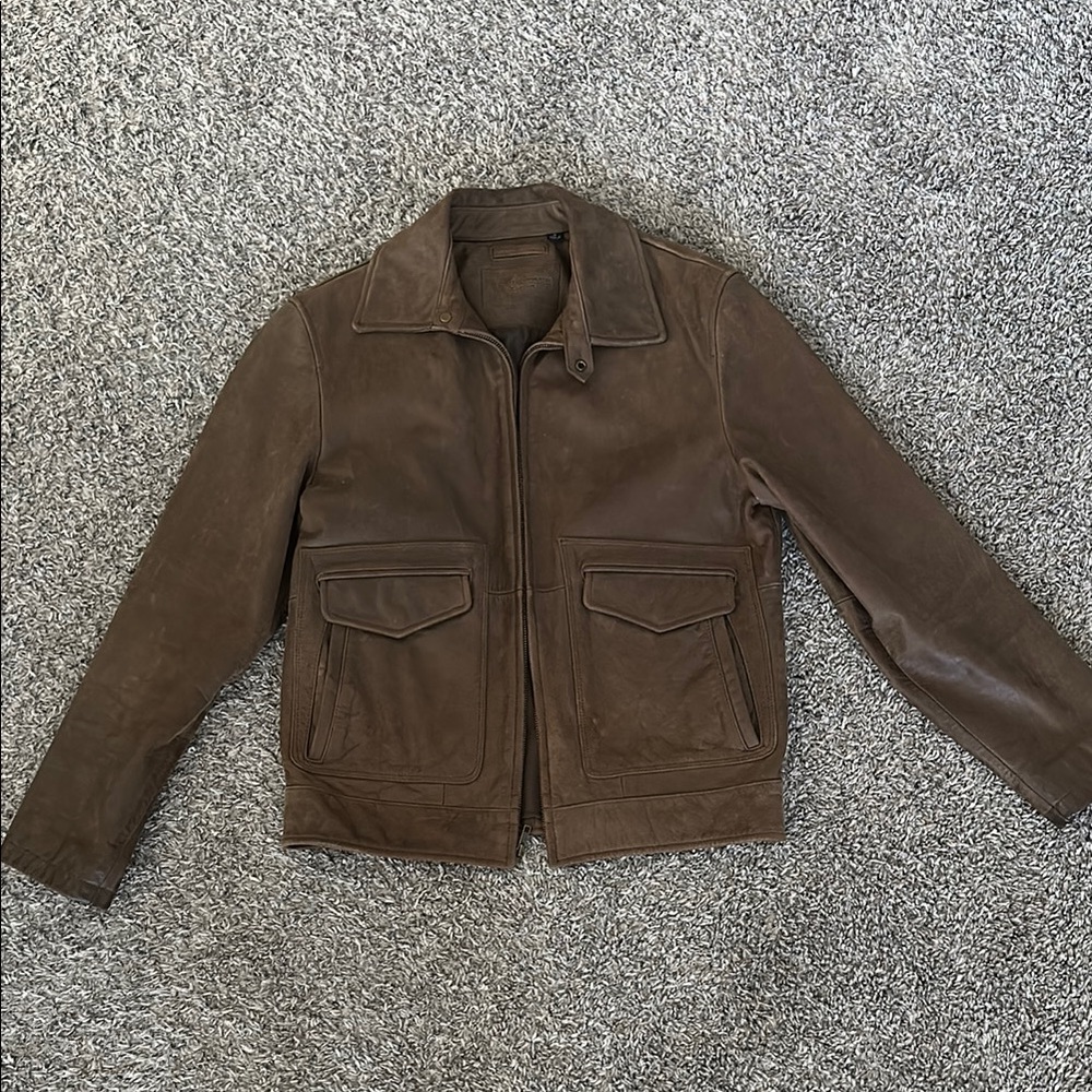 Roundtree & Yorke Brown Military Field Jacket